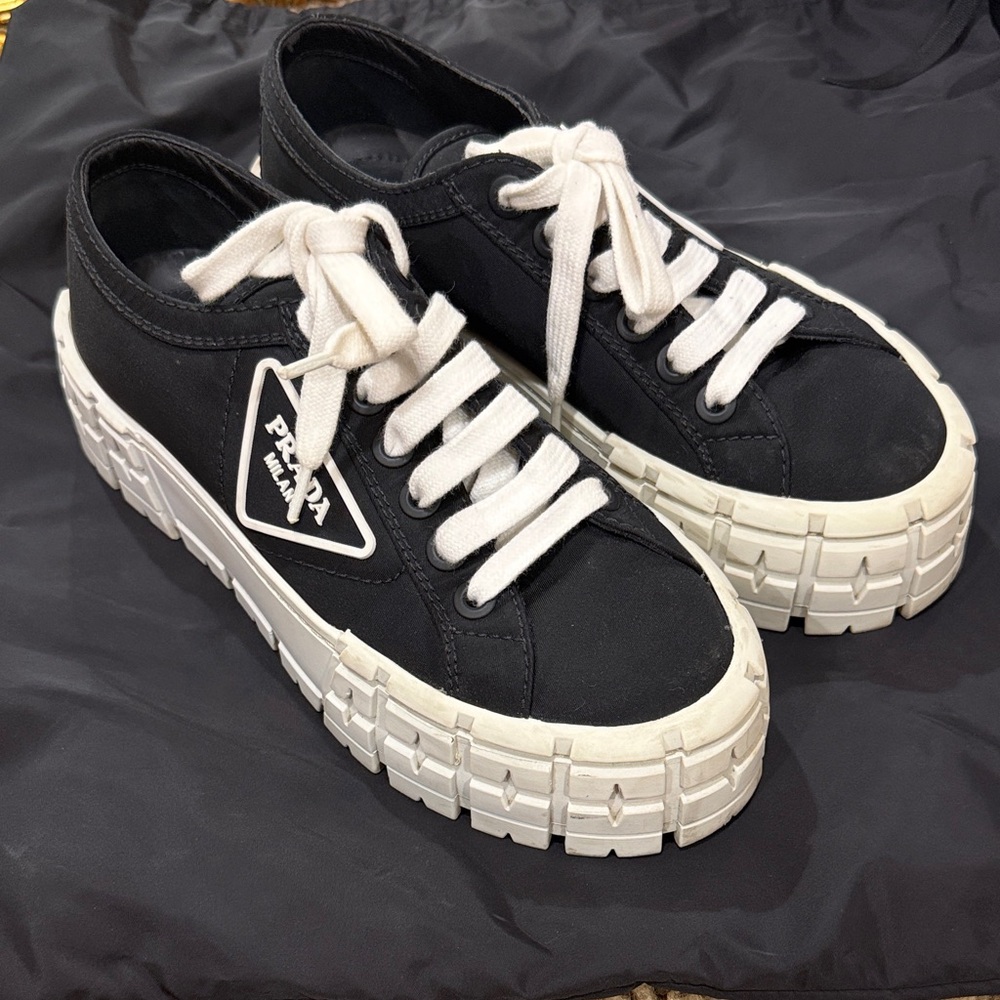 Prada Monochrome Chunky Sneakers
